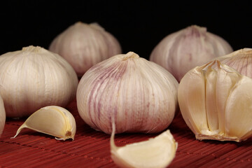 Garlic - very healthy product with many beneficial properties for health