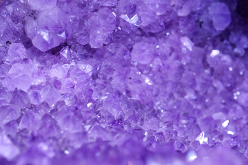 Amethyst - mineral of quartz group. Stones and minerals, riches of Earth