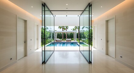 Modern and minimalist home exterior design, architectural design - rephrased