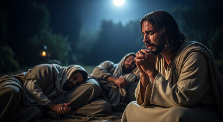 Matthew 26 Cinematic Prayer in the Garden of Gethsemane