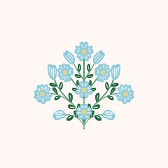 Seamless watercolour and unique floral pattern background for covers, notes, banner. Soft backgrounds colour. Watercolour art work. Flower stalk. Colourful flower. Summer Spring.