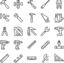 Fototapeta premium workshop icon bundle set colorful line art design stock royalty free image premium quality