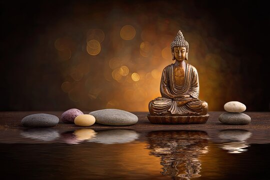 Mirror  stones meditation and relaxation world of nirvana 