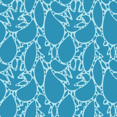 Blue leaves, autumn for your design