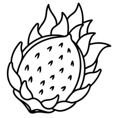 dragon-line-art-vector