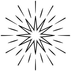 Fototapeta premium Fireworks Burst AI Vector Illustration for Celebration Themes