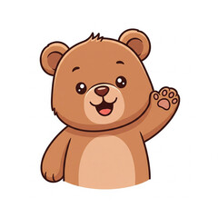 Obraz premium teddy bear cartoon
