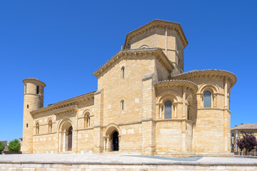 Romanesque Church of San Mart&iacute;n de Tours in Fr&oacute;mista, Palencia, Spain. Landmark on the Camino de Santiago