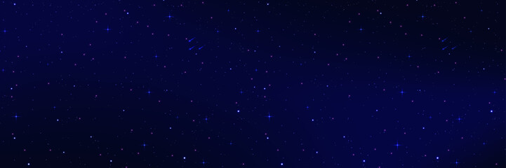 Space stars background, Abstract background, Stardust and bright shining stars in universal, Vector design illustration.