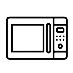 Fototapeta premium icon microwave