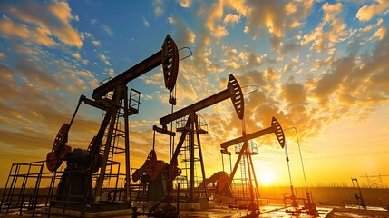 Modern technological - sense oilfield base oil pump images: A Visual Showcase of Cutting - edge Oilfield Technology