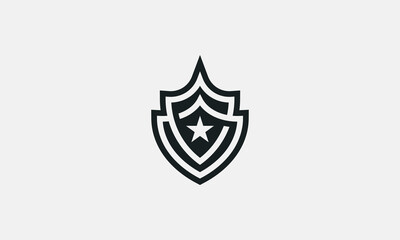 emblem shield logo vector design