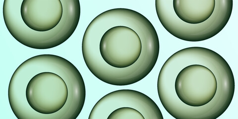 Cosmetic moisturizing water molecules, Cosmetic Essence, Liquid bubbles, Molecules inside Liquid Bubbles with water background,