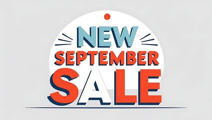 Stylish new September sale announcement.