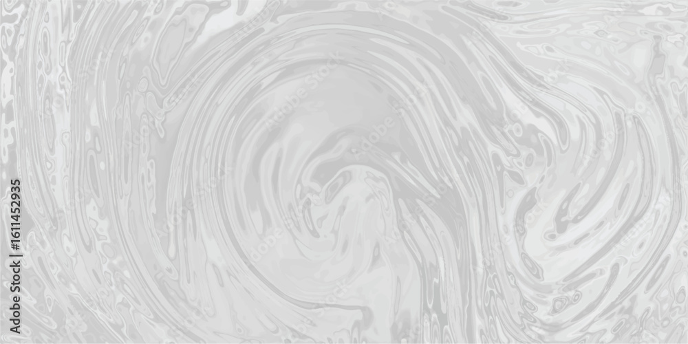 Aufkleber swirling light grey liquid texture flowing in a circular pattern creating an elegant background desi