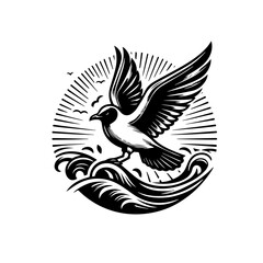 Obraz premium bird in flight