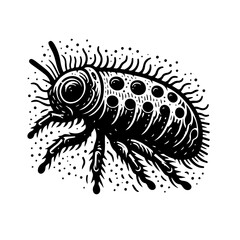 vector illustration of a silhouette of a cat