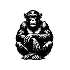 Obraz premium menkey logo 