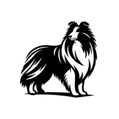 Obraz premium vector illustration of a dog