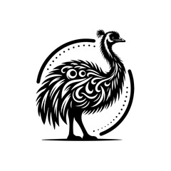 Naklejka premium rooster isolated on white background