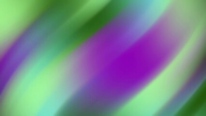 Prismatic Abstracts BackgroundsAbstract background with blurred light green, dark green, and purple diagonal gradient stripes pattern