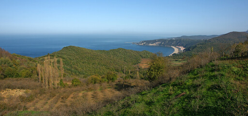 Inkumu Town, located in Bartin, Turkey, is a holiday region.