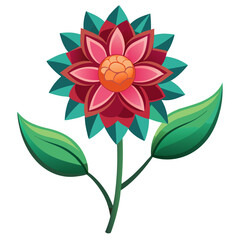 venus's looking glass vector illustration -on-white