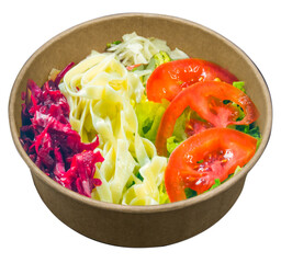 Fresh Vibrant Salad Bowl Healthy Eating Delicious Wholesome Nutrition