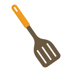 Spatula icon with flat style