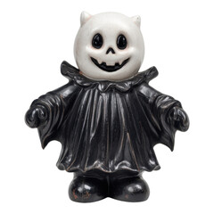 Halloween themed toy figure fun decor colorful background playful environment close-up view spooky concept for festivities
