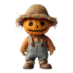 Harvest festival celebration with a pumpkin scarecrow rural farm photography autumn vibes close-up view whimsical concept