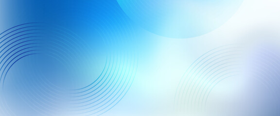 Soft blue abstract background with gradient light effects and circular line elements. Ideal for presentations, technology, or health-themed designs.
