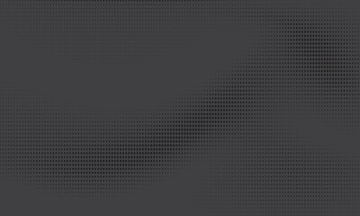 Halftone dots pattern texture background. Modern dotted vector illustration. Abstract curves. Points backdrop. Grungy spotted pattern. Monochrome template for web design, covers, web sites, banners