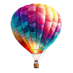 Fototapeta premium Vibrant colorful hot air balloon