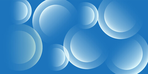 minimalist banner backgriund.colorful.soft blue green gradations.circle effect style.memphis.eps 10