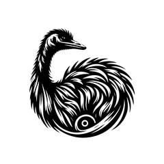 Fototapeta premium sketch of a bird