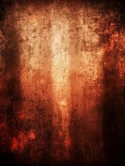 The background is dominated by warm tones of red, orange, and yellow, with a textured, splattered paint effect adding dynamismм