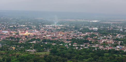 Aerial view of Granada city