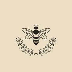 Colorful Bee with Leaf Wings, a Nature-Inspired Design