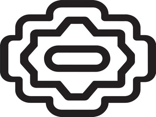 Minimal class icon in clean vector artwork