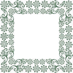 Beautiful flower art and mandala vector design