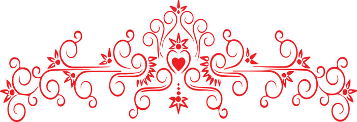 Beautiful flower art and mandala vector design