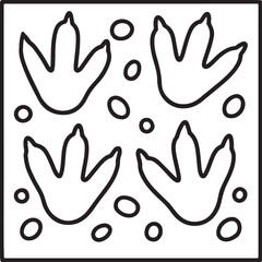 Fototapeta premium Cozy Moments Bold Line Coloring Page – Relaxing Hygge-Inspired Illustration