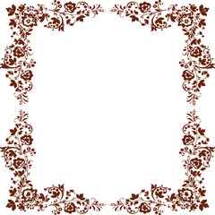 Beautiful flower art and mandala vector design