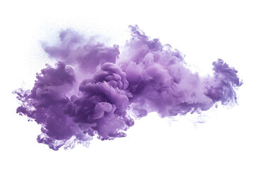 Fototapeta premium Purple Ink Cloud Abstract Swirling Color Design