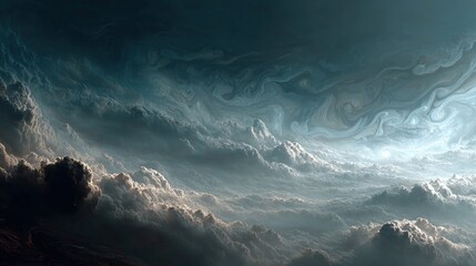 Fototapeta premium Alien Planet Cloudscape