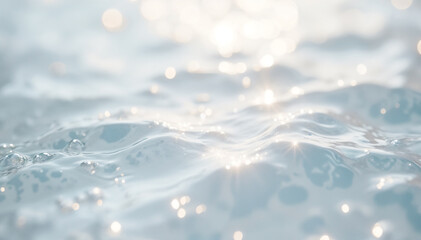 光がきらめく水面のテクスチャ &ndash; 自然の輝きと癒しの背景 / Sparkling Water Surface Texture &ndash; Nature&rsquo;s Shimmer and Serenity