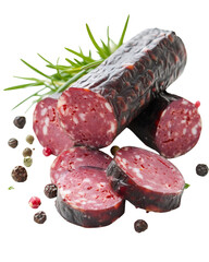 Delicious Smoked Sausage Slices with Peppercorns