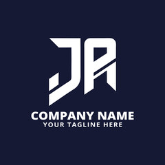 JA Monogram Logo for Business