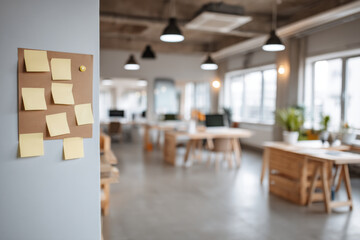ux designers notes captured in modern workspace with blurred white text bars overlaying ultrabright and minimalist